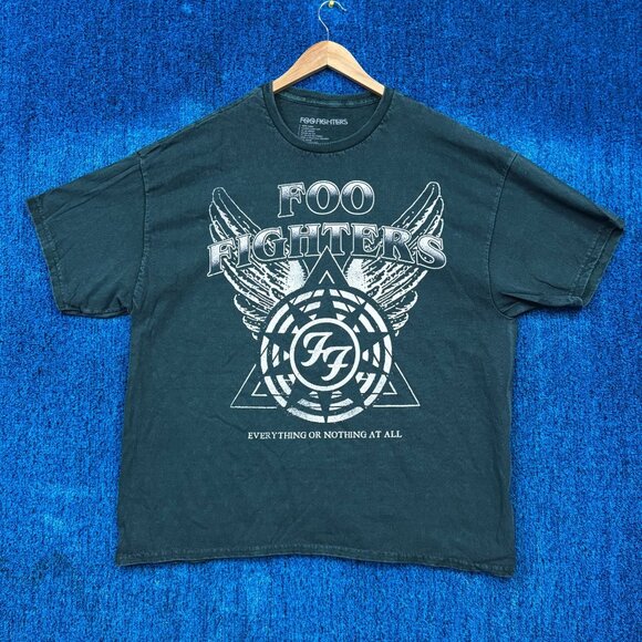 Foo Fighters Everything or Nothing At All Tour Band Tee 1X - Picture 1 of 4